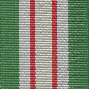 South African Railways Police Star for Faithful Service Ribbon, Full Size (32mm)
