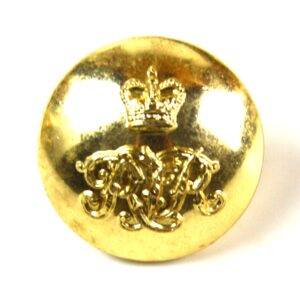 Royal Tank Regiment (RTR) Anodised Button, Queen's Crown (26mm)