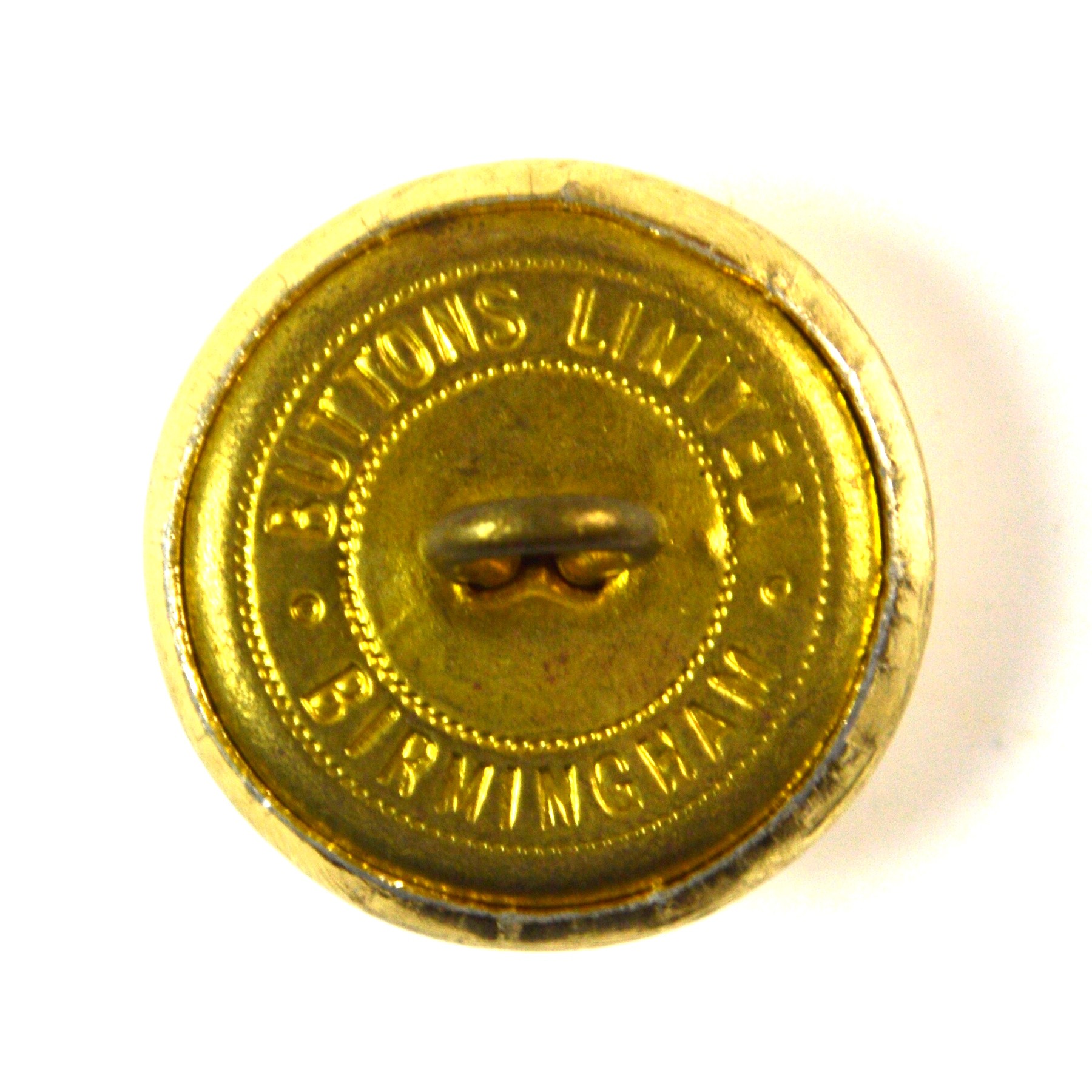 Royal Tank Regiment (RTR) Anodised Button, Queen's Crown (26mm) - Image 2