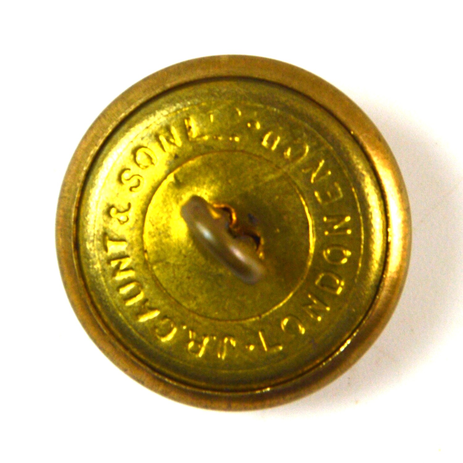 North Somerset Yeomanry Brass Button, King's Crown (23mm) - Image 2
