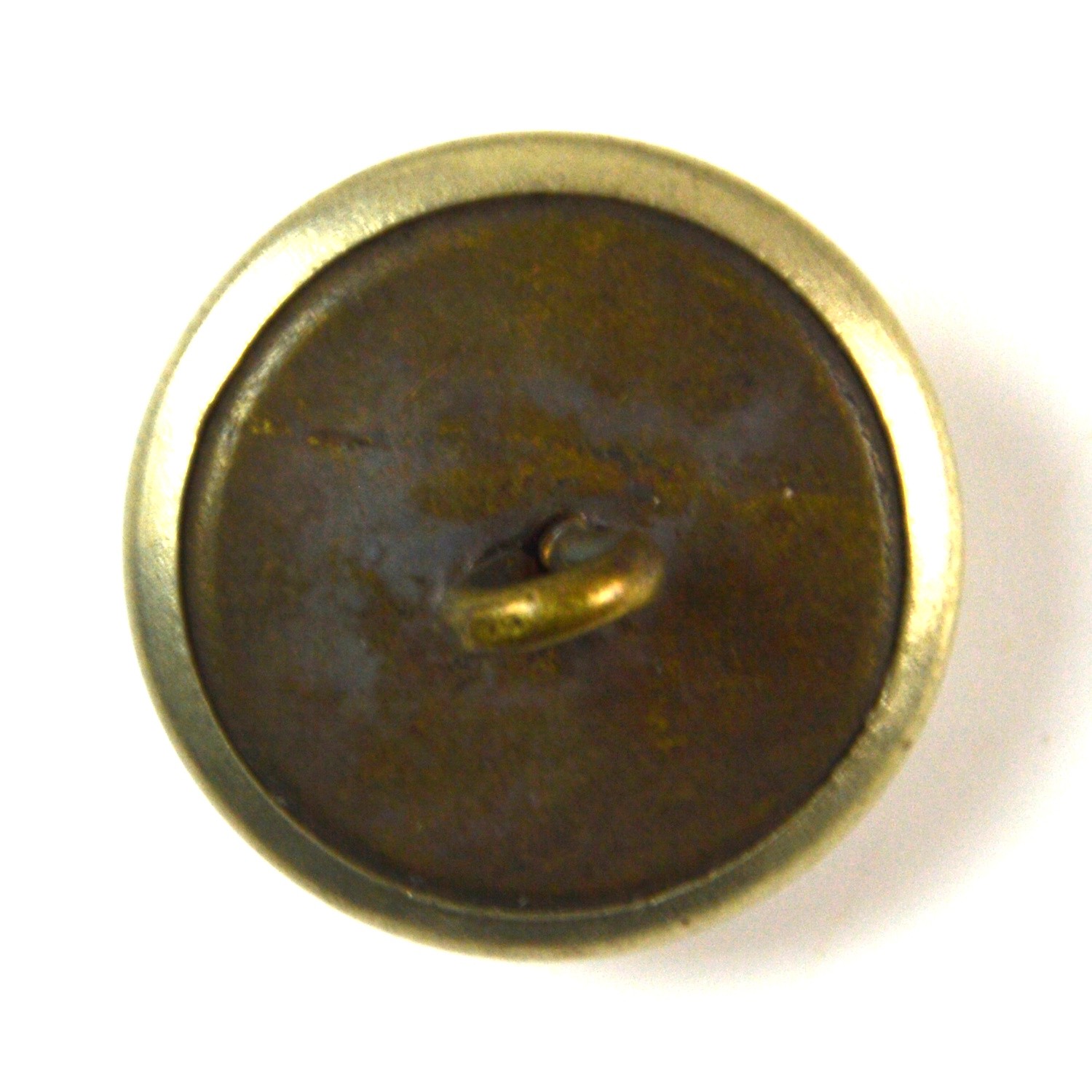 North Somerset Yeomanry White Metal Button, King's Crown (23mm) - Image 2