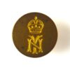 Northamptonshire Yeomanry Flat Button, King's Crown (16mm)