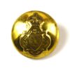 Sussex Yeomanry Brass Button, King's Crown (19mm)