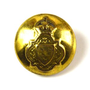 Sussex Yeomanry Brass Button, King's Crown (19mm)