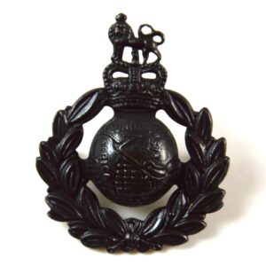 Royal Marines (1953-2022 Pattern) Bronze Cap Badge, Queen's Crown, Original