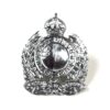 Malta Correctional Prison Service Chrome Badge, King's Crown