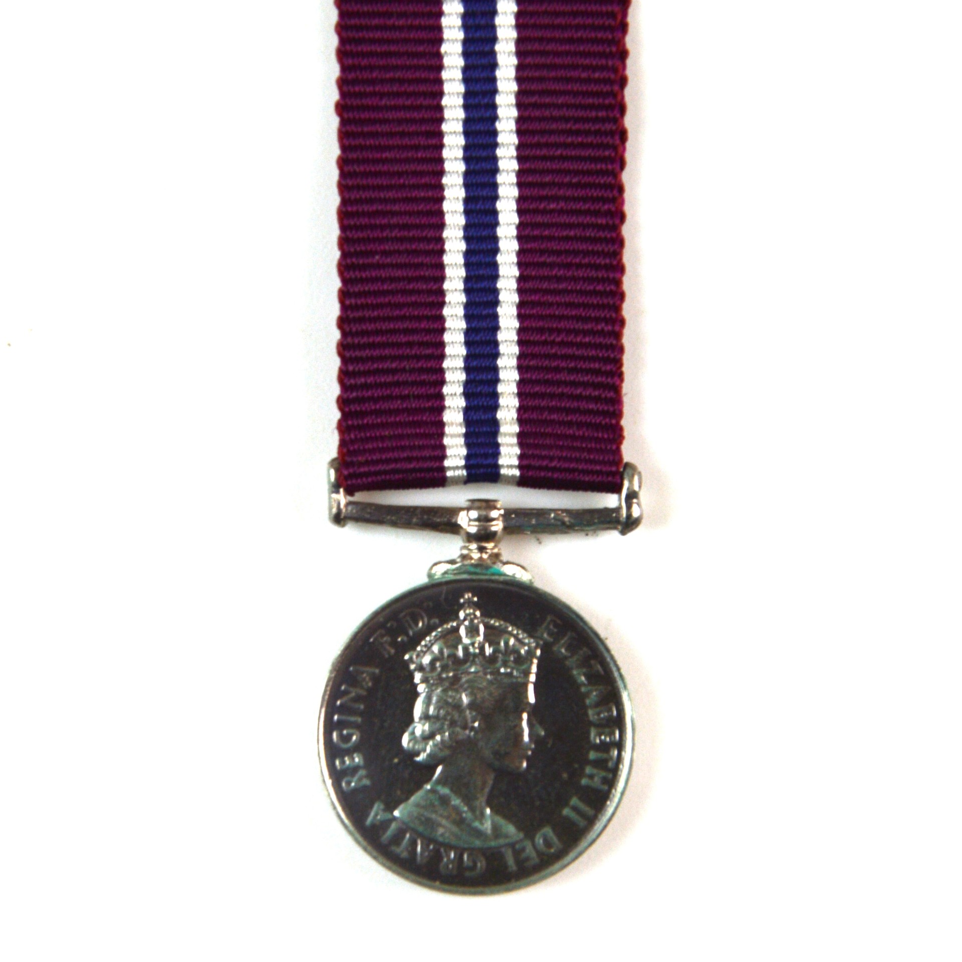 New Zealand Police Long Service and Good Conduct Medal, ERII, Miniature