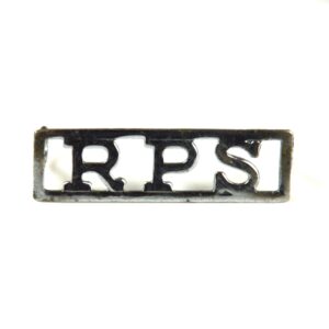 Rhodesia Prison Service (RPS) Chrome Shoulder Title