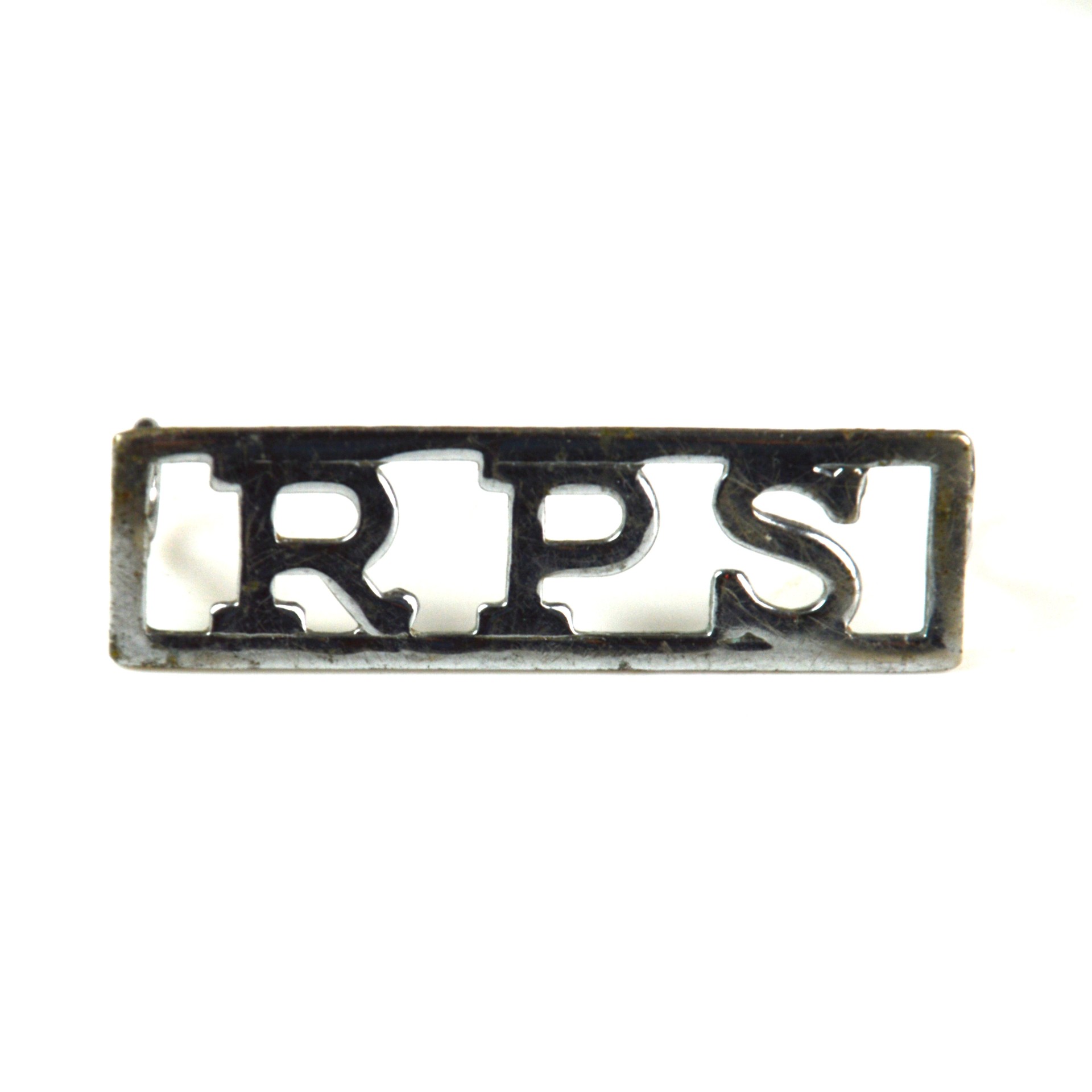 Rhodesia Prison Service (RPS) Chrome Shoulder Title