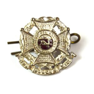 Border Regiment (1906-1959 Pattern) Officer's Silver Plate Collar Badge