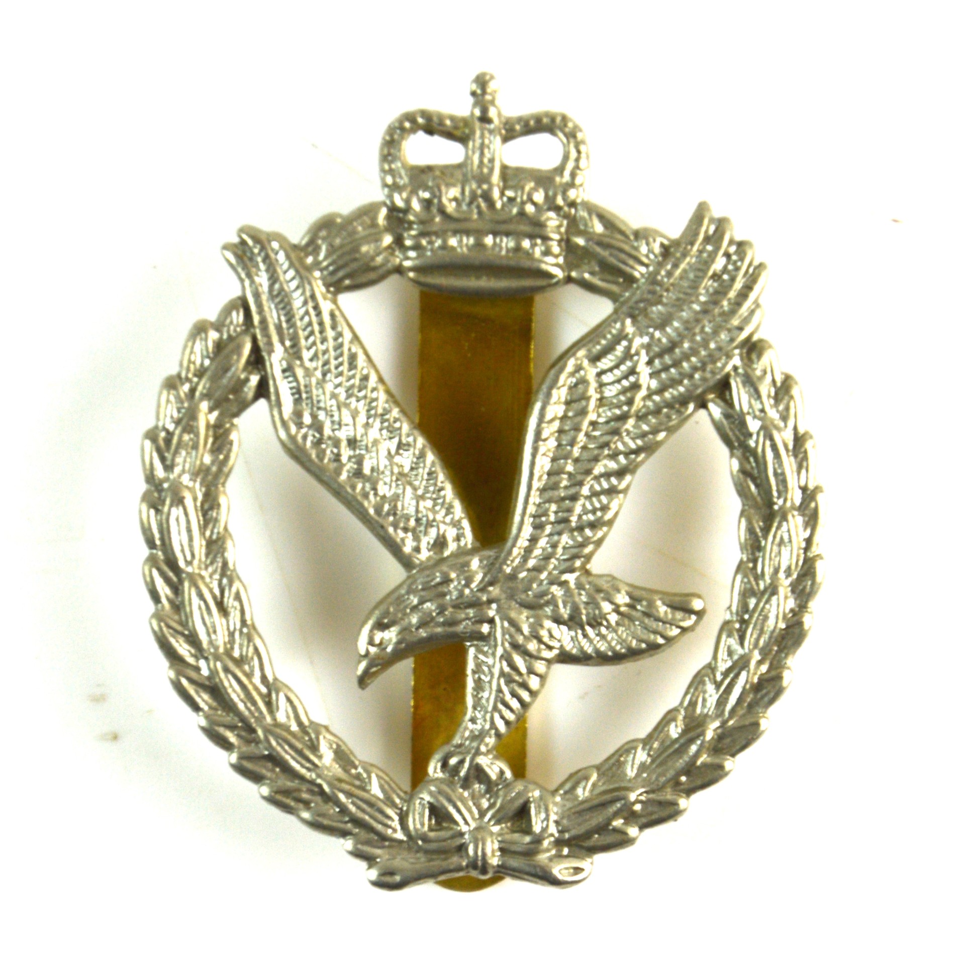 Army Air Corps (AAC) Cap Badge, Queen's Crown, Restrike