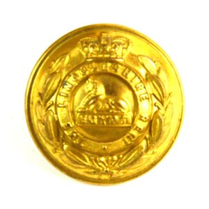 Victorian Lincolnshire Regiment (1881-1901 Pattern) Officer's Gilt Button (26mm)