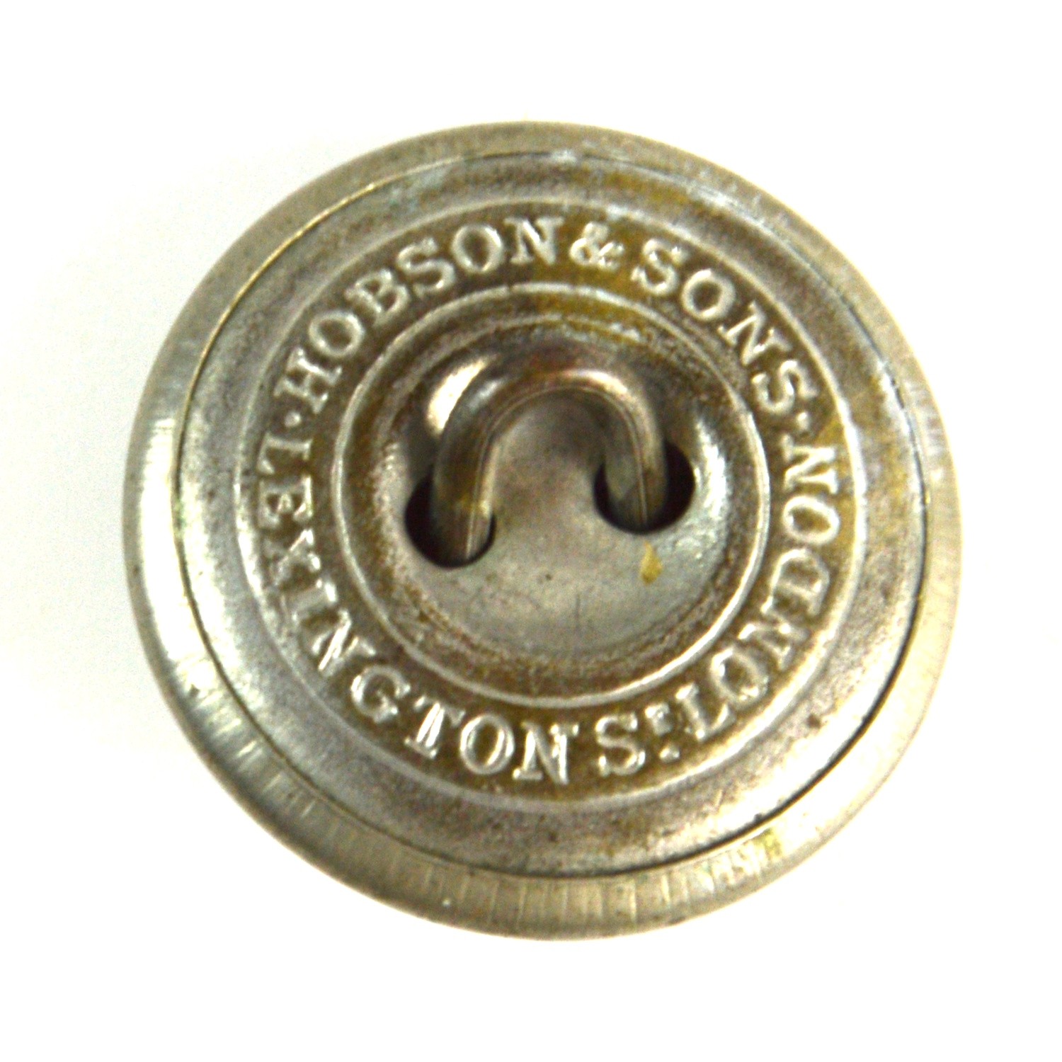 General Service Corps (GSC) Volunteers (1902-1908 Pattern) White Metal Button, King's Crown - 24mm - Image 2