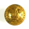 3rd (Prince of Wales's) Dragoon Guards (c.1895-1922 Pattern) Officer's Gilt Button - 24mm (Pitt & Co., 31 Maddox St.)