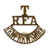 Renfrewshire Batteries, Royal Field Artillery (T / RFA / RENFREWSHIRE) Shoulder Title