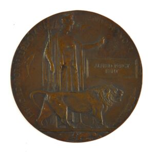 Great War Memorial Plaque, Rifleman Alfred Percy Kent, 2nd Battalion, Royal Irish Rifles (Killed in Action 19th August 1918)