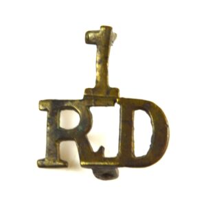 1st (Royal) Dragoons (1 / RD, Pre-1913 Pattern) Cast Shoulder Title