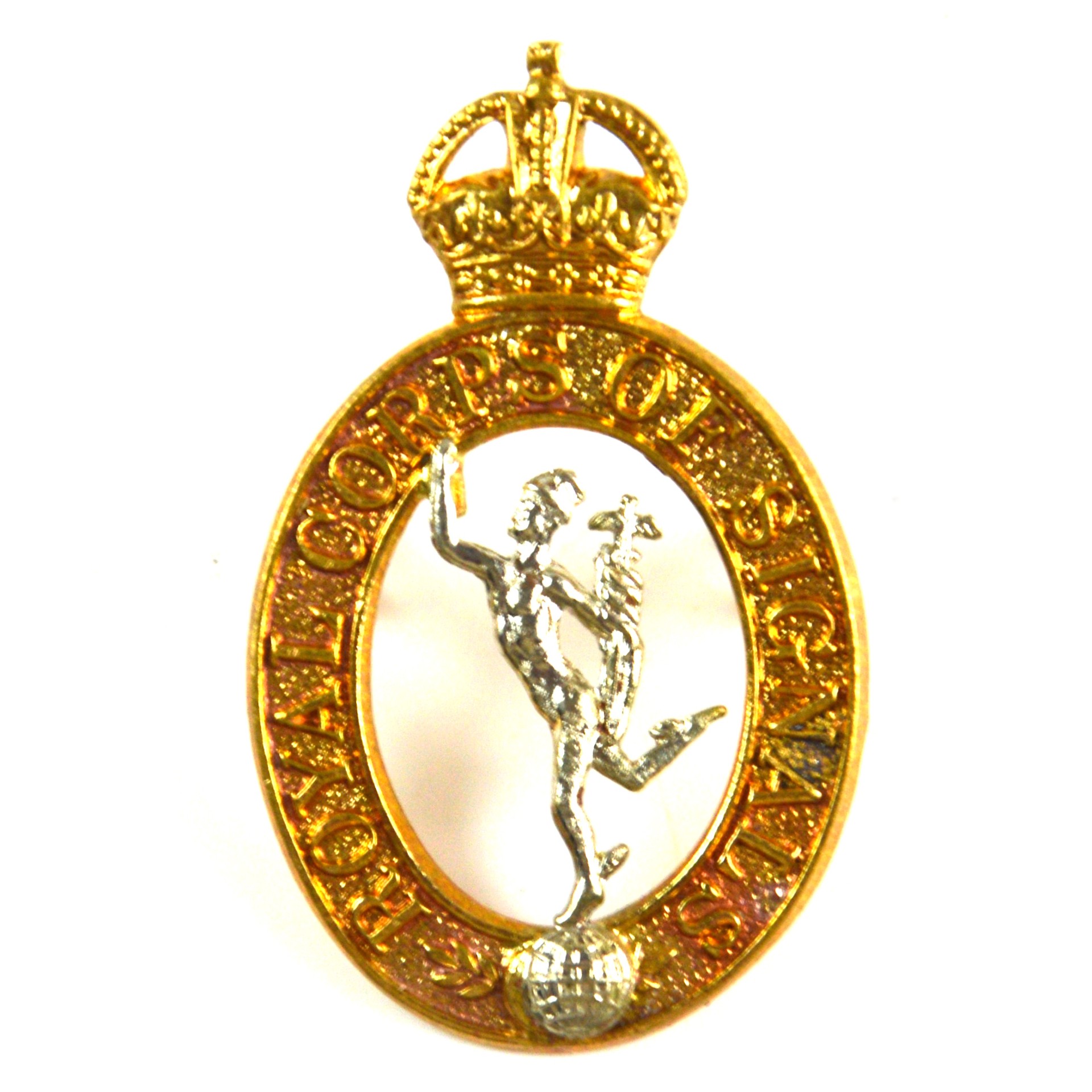 Royal Corps of Signals (1920-1948 Pattern) Cap Badge, Restrike