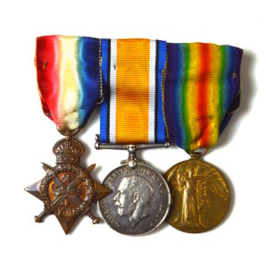 1914 Mons Star Trio, Driver Edward Hicks, Royal Field Artillery