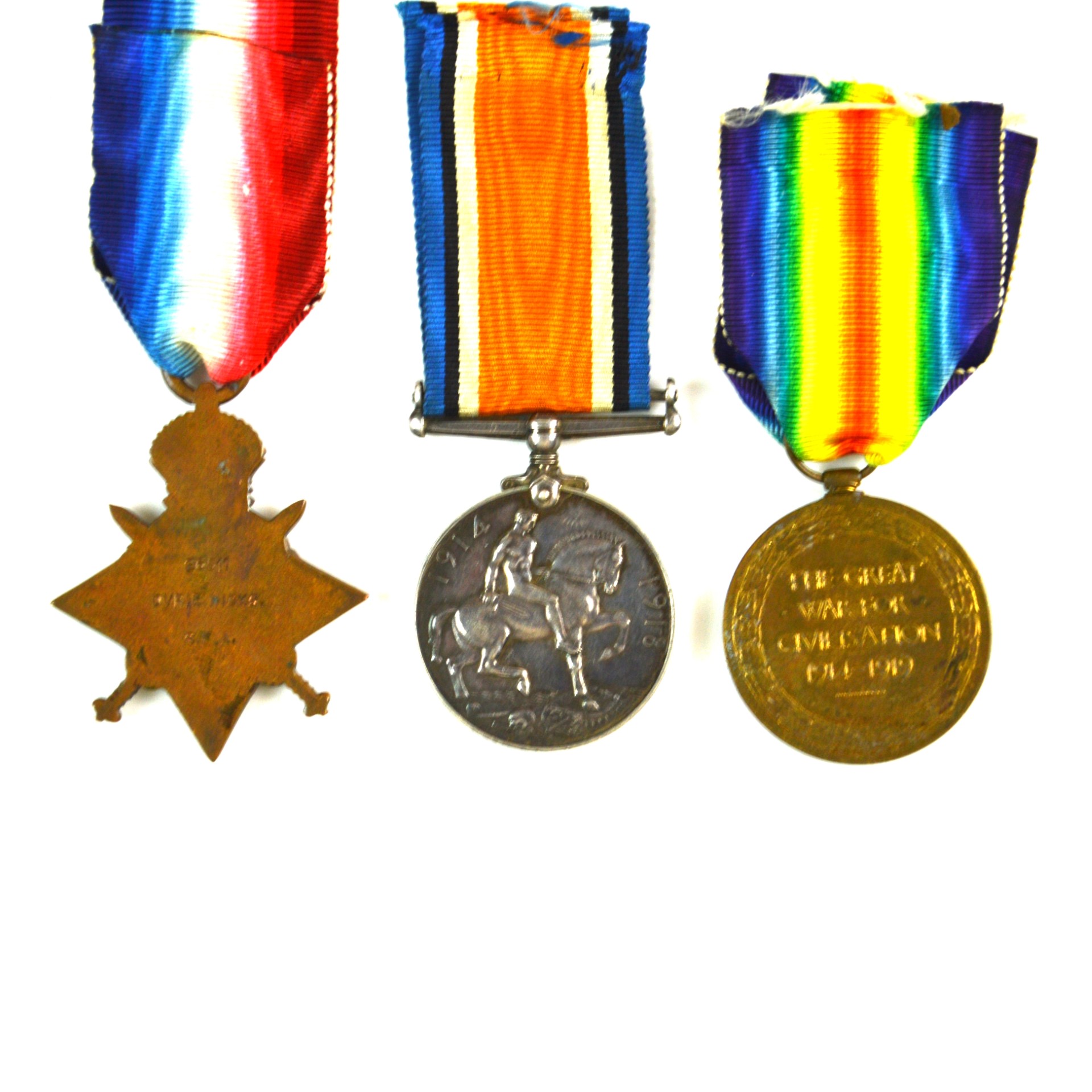 1914 Mons Star Trio, Driver Edward Hicks, Royal Field Artillery - Image 2