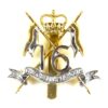 16th/5th The Queen's Royal Lancers (1953-1993 Pattern) Anodised Cap Badge