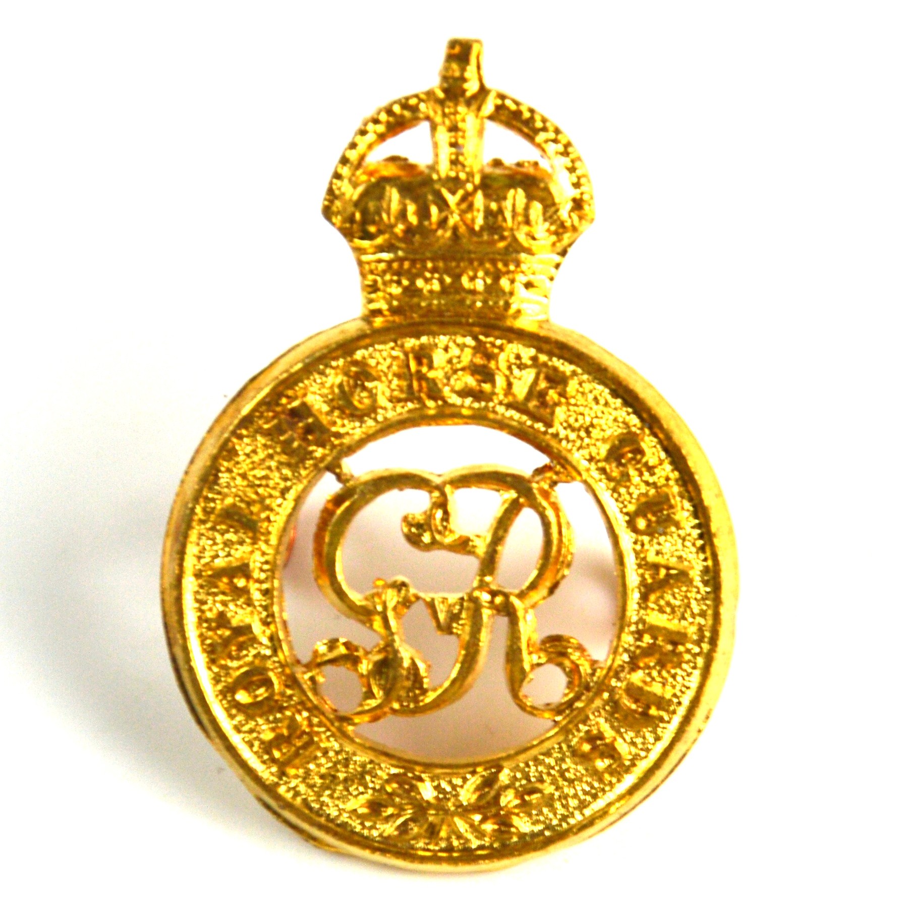 Royal Horse Guards (1910-1936 Pattern, GRV Cypher) Cap Badge, Restrike