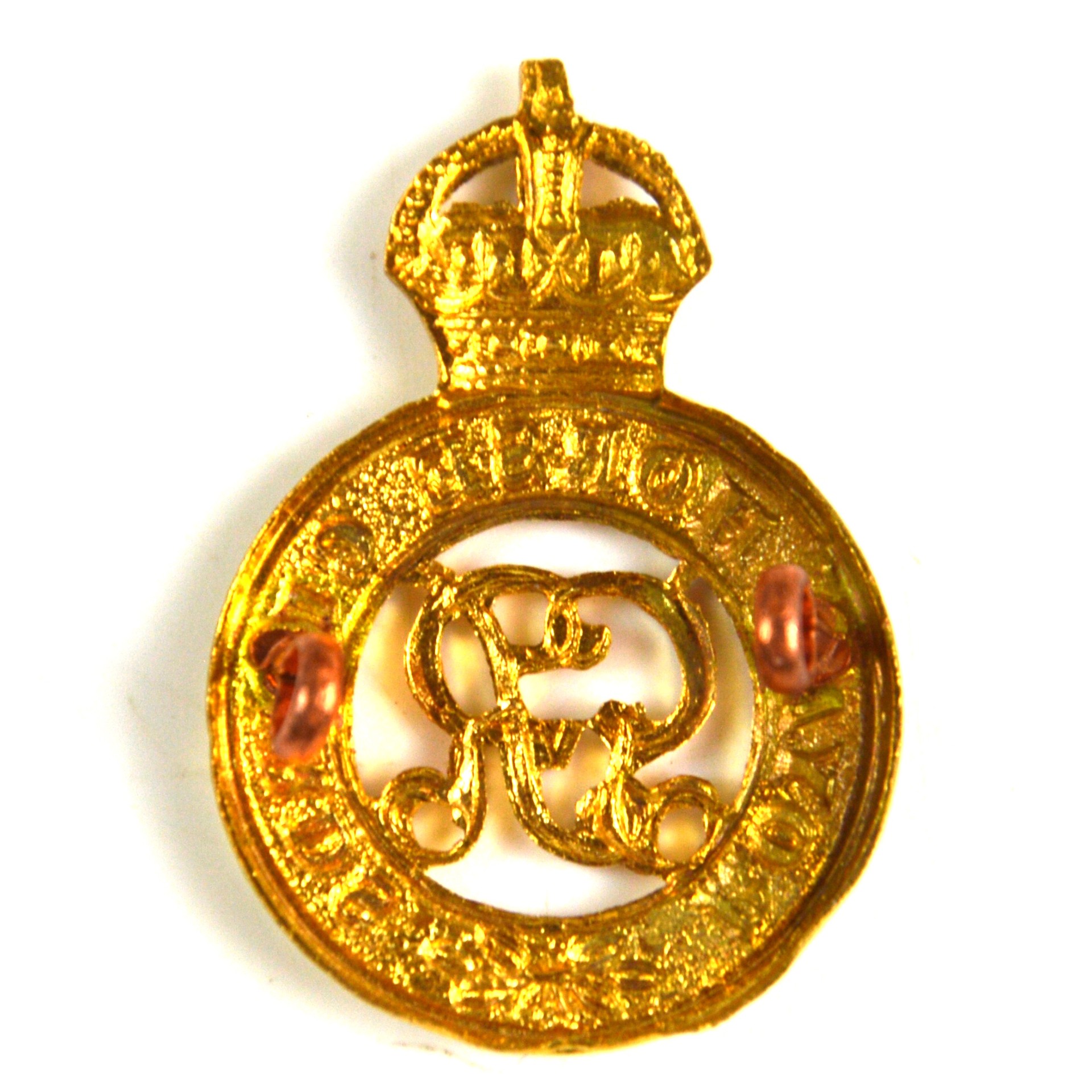 Royal Horse Guards (1910-1936 Pattern, GRV Cypher) Cap Badge, Restrike - Image 2