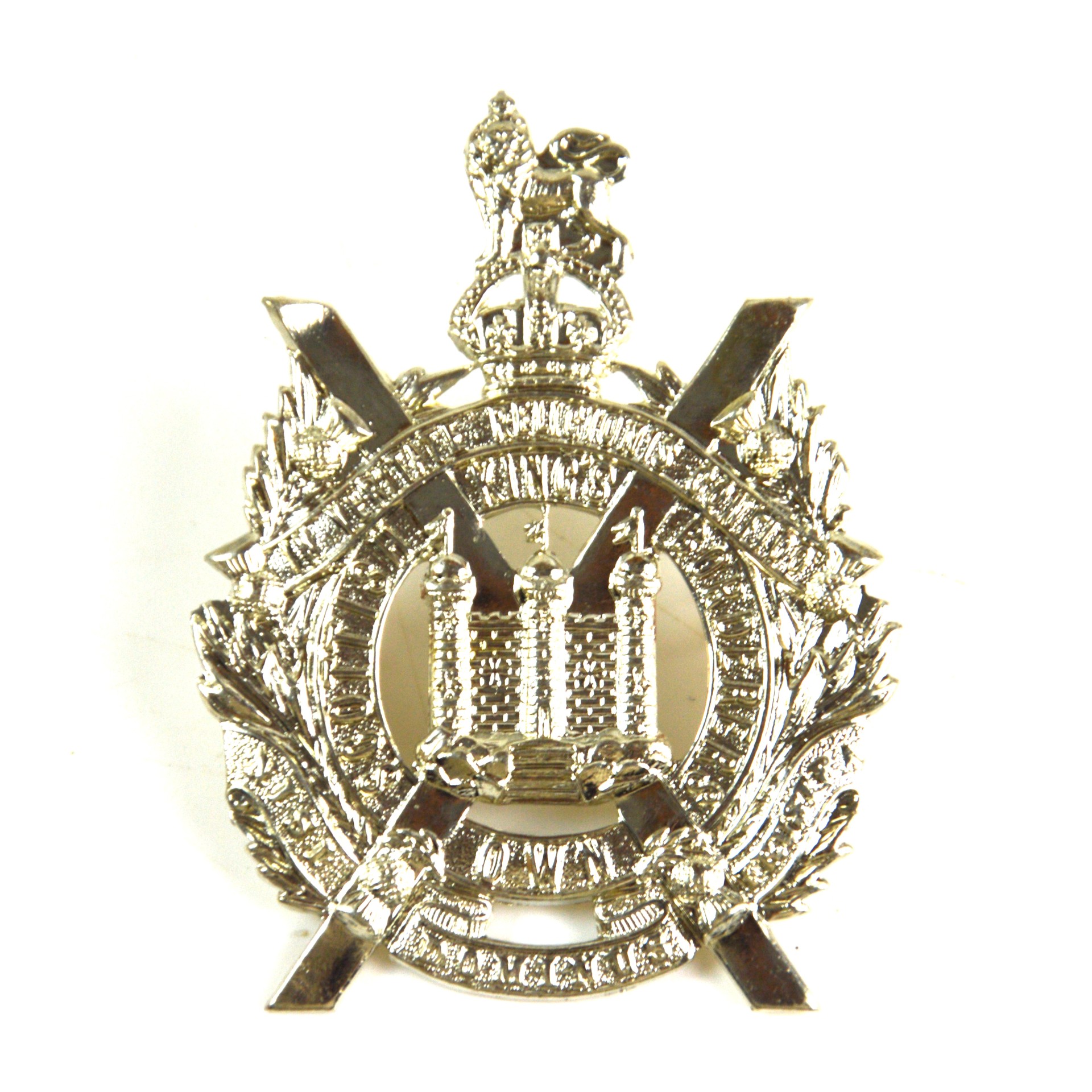 King's Own Scottish Borderers (KOSB) (1902-1953 Pattern) Glengarry Cap Badge, Restrike
