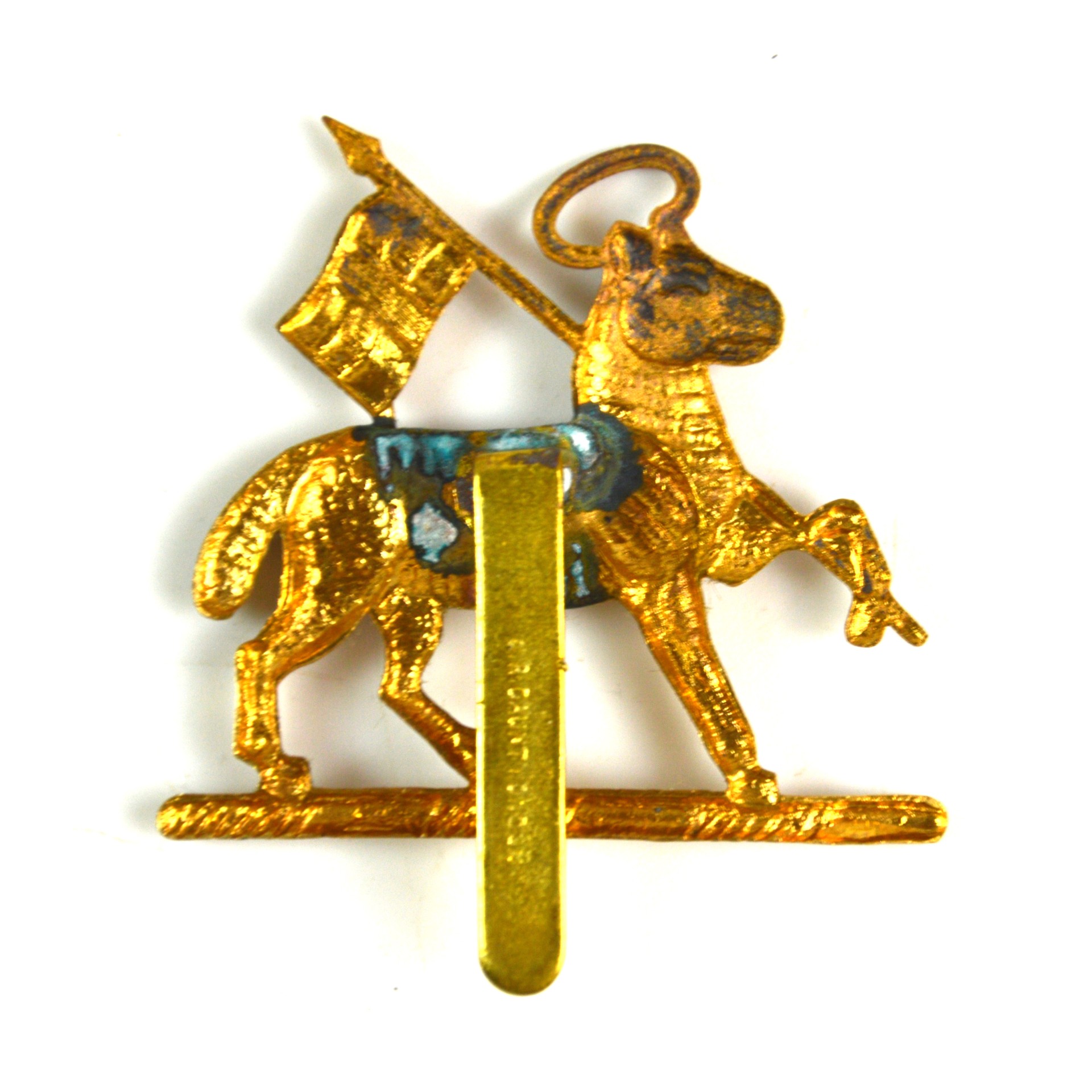 Queen's Royal Regiment (West Surrey) (1924-59 Pattern) Cap Badge, Restrike - Image 2