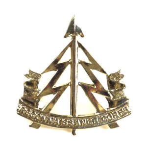 Reconnaissance Corps (1941-1946 Pattern) White Metal Cap Badge, Restrike