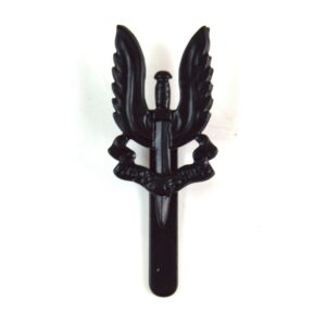Special Air Service (SAS) Blackened Brass Beret Cap Badge