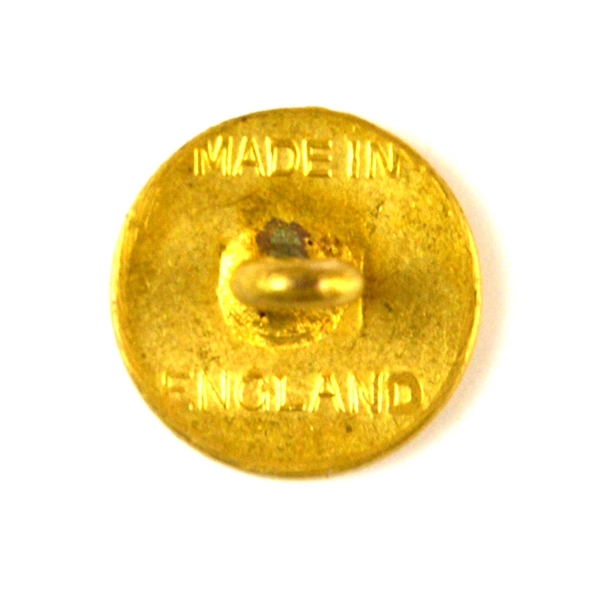 Royal Artillery Gilt Flat Blazer Button, Queen's Crown (14mm) - Image 2