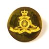 Royal Artillery Gilt Flat Blazer Button, Queen's Crown (20mm)