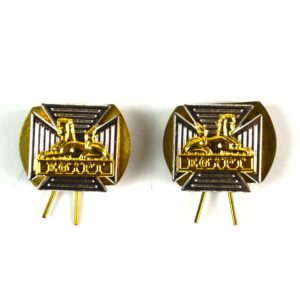 Royal Gloucestershire, Berkshire and Wiltshire Regiment Collar Badges, Pair