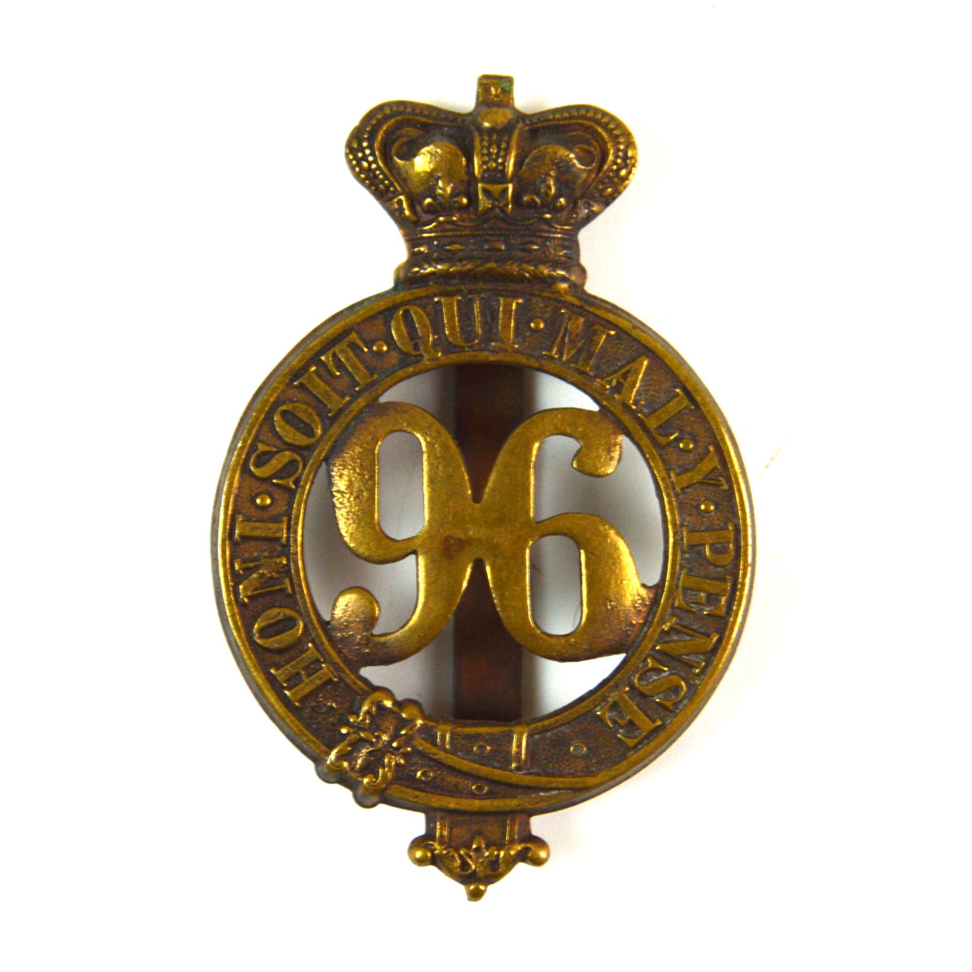 96th Regiment of Foot (1874–1881 Pattern) Glengarry Badge, Restrike