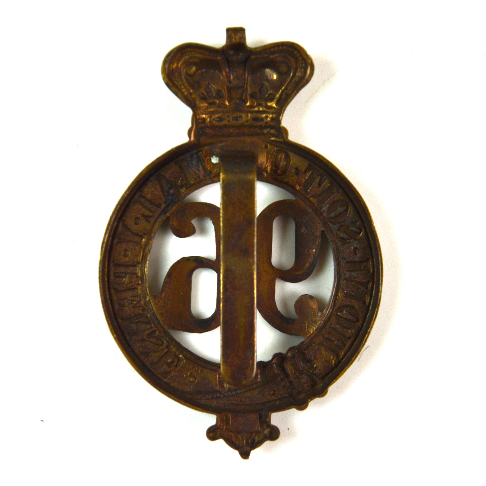 96th Regiment of Foot (1874–1881 Pattern) Glengarry Badge, Restrike - Image 2
