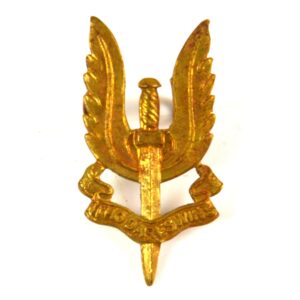 Special Air Service (SAS) Brass Beret Cap Badge