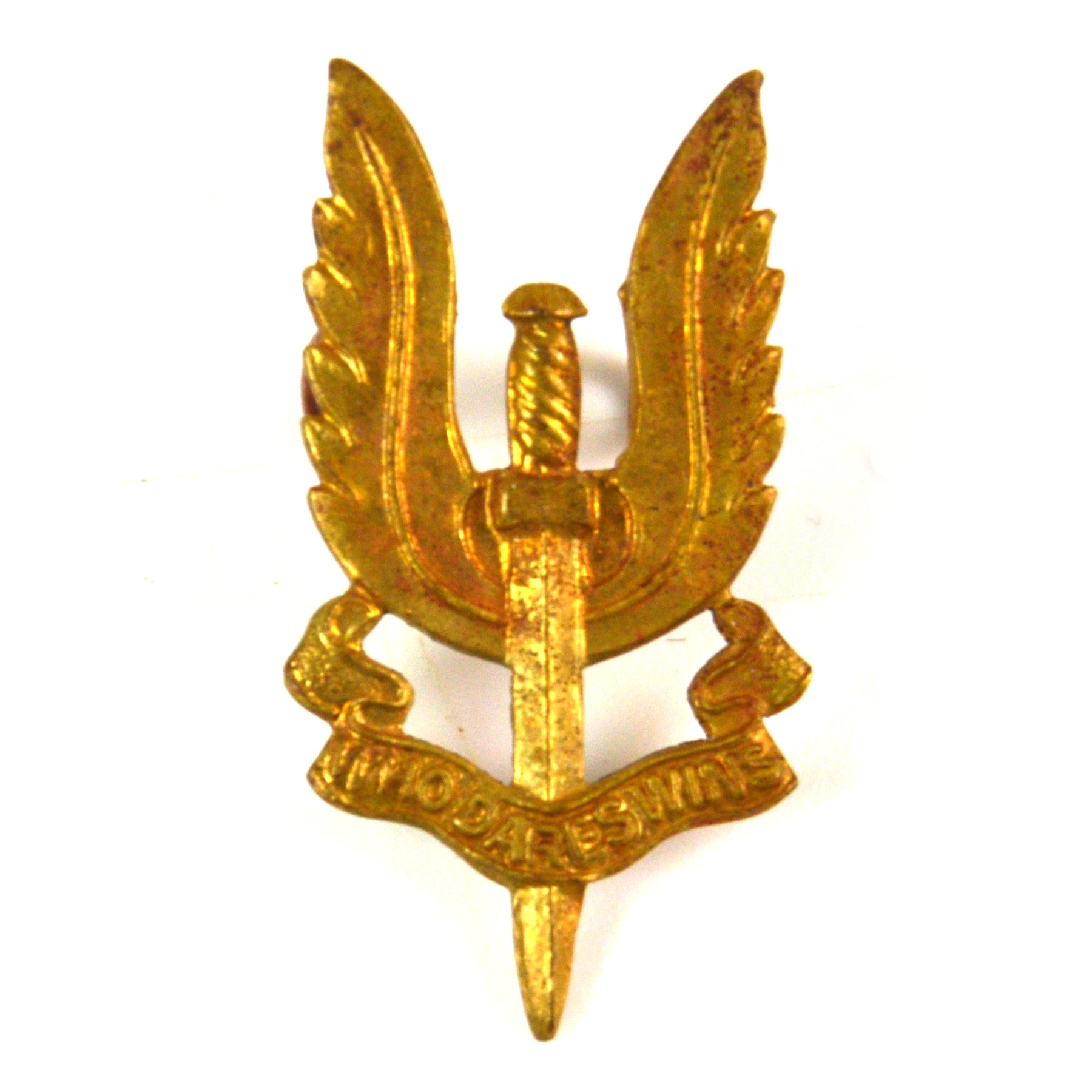 Special Air Service (SAS) Brass Beret Cap Badge