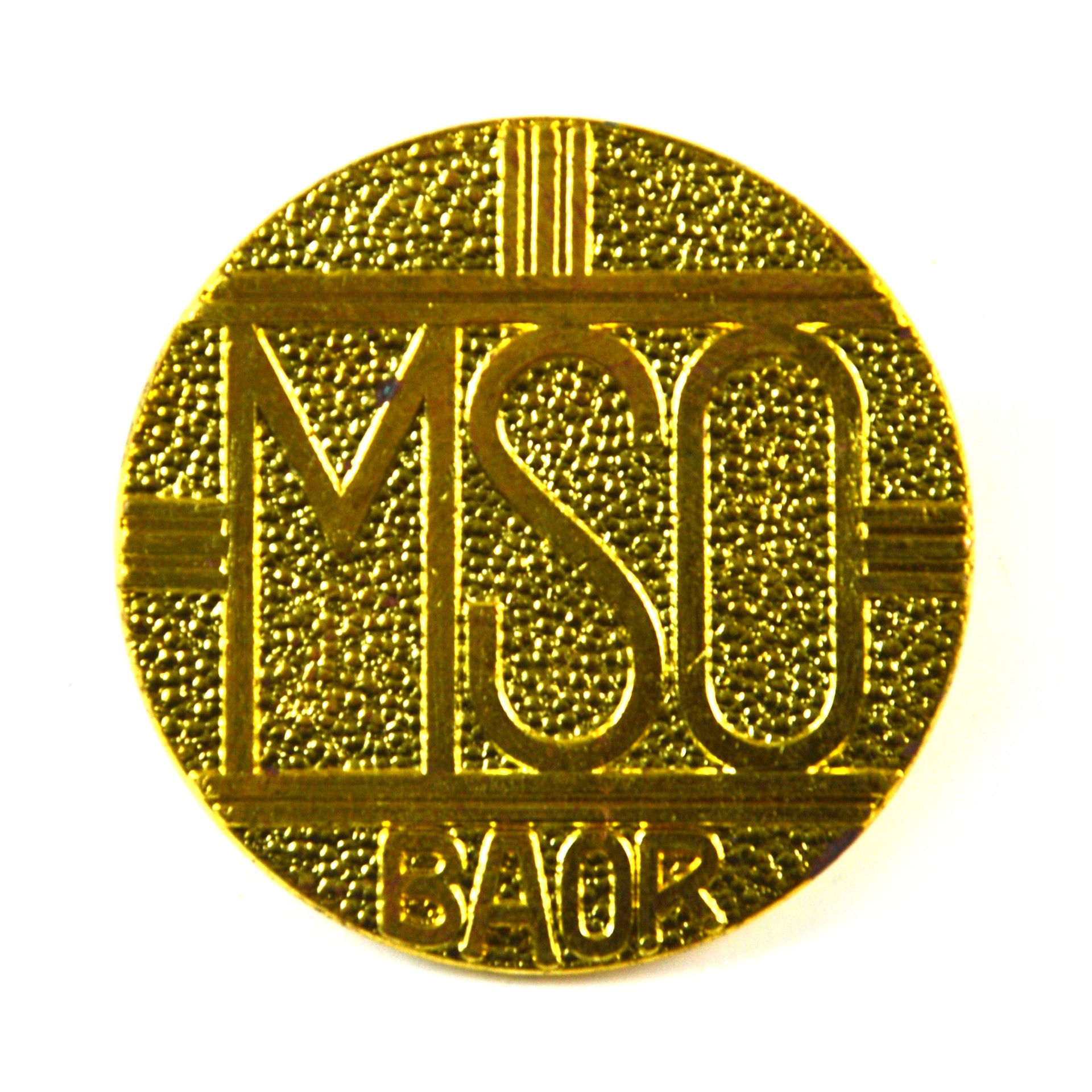 Mixed Service Organisation (MSO), British Army of the Rhine (BAOR) Cap Badge, Restrike