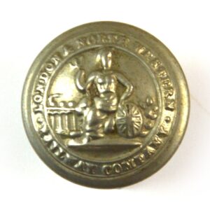 London and North Western Railway (LNWR, L&NWR) (Pre-1922) Button - 19.5mm