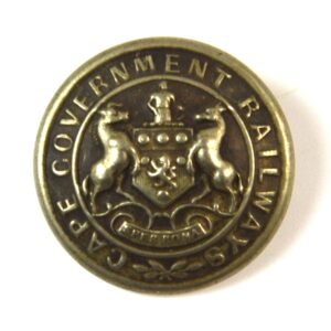 Cape Government Railways (1874-1910 Pattern) Button - 25.5mm