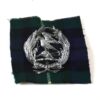 South African First City Regiment (1952-Current Pattern) Cap Badge with Tartan Backing