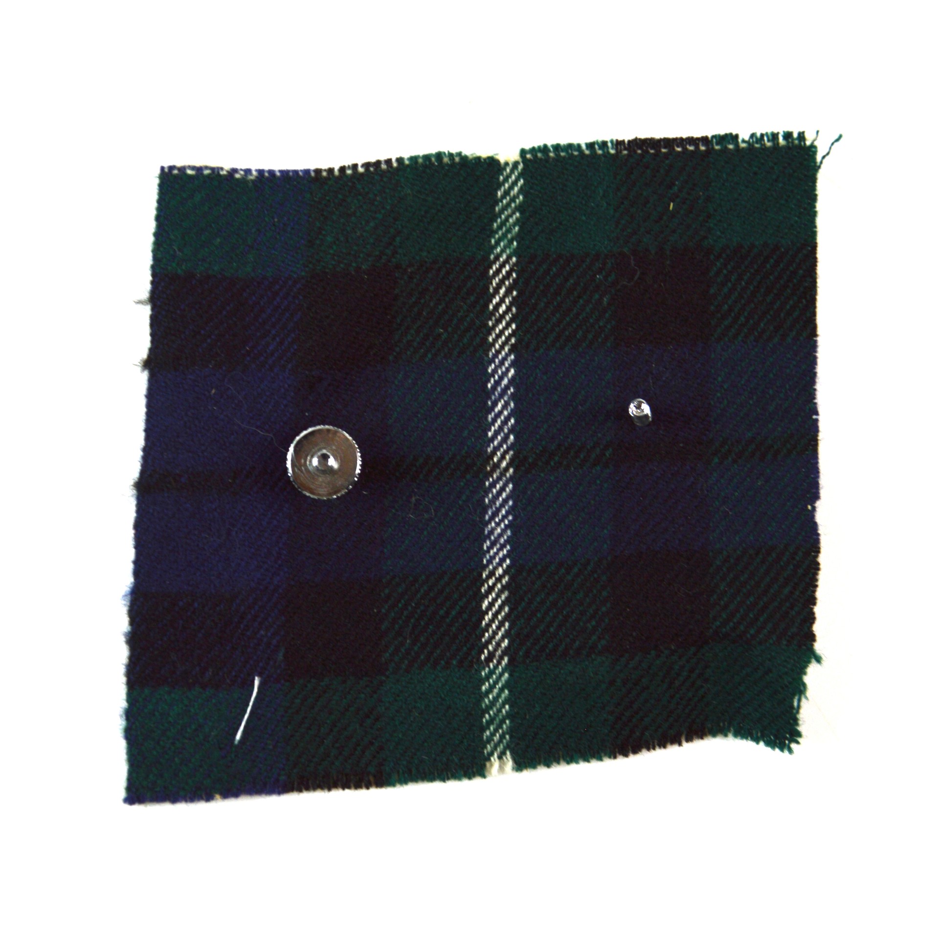 South African First City Regiment (1952-Current Pattern) Cap Badge with Tartan Backing - Image 2