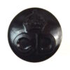 Civil Defence Corps Black Plastic Button - 16mm