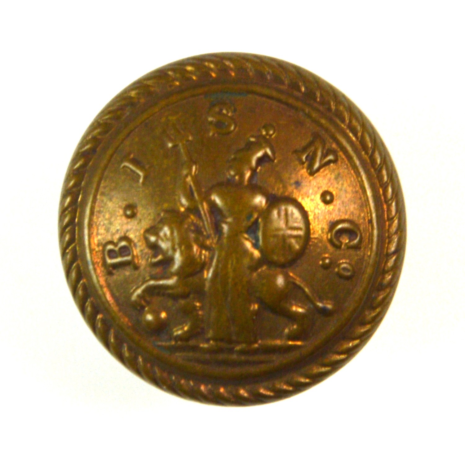 British India Steam Navigation Company Brass Button - 21mm