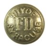 City of Syracuse Fire Department Button - 25mm