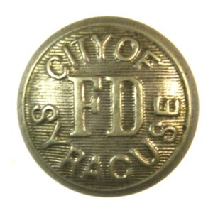 City of Syracuse Fire Department Button - 25mm