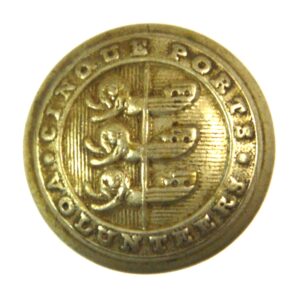Cinque Ports Artillery Volunteers Button - 24mm
