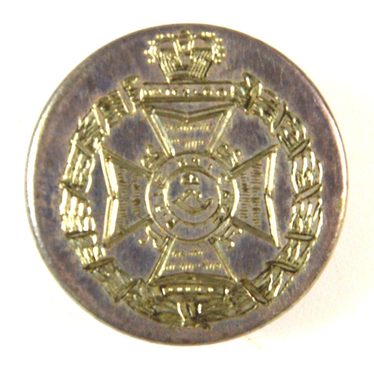 Rifle Brigade (The Prince Consort's Own) (1953-1966 Pattern) Silver Plate Blazer Button - 20mm
