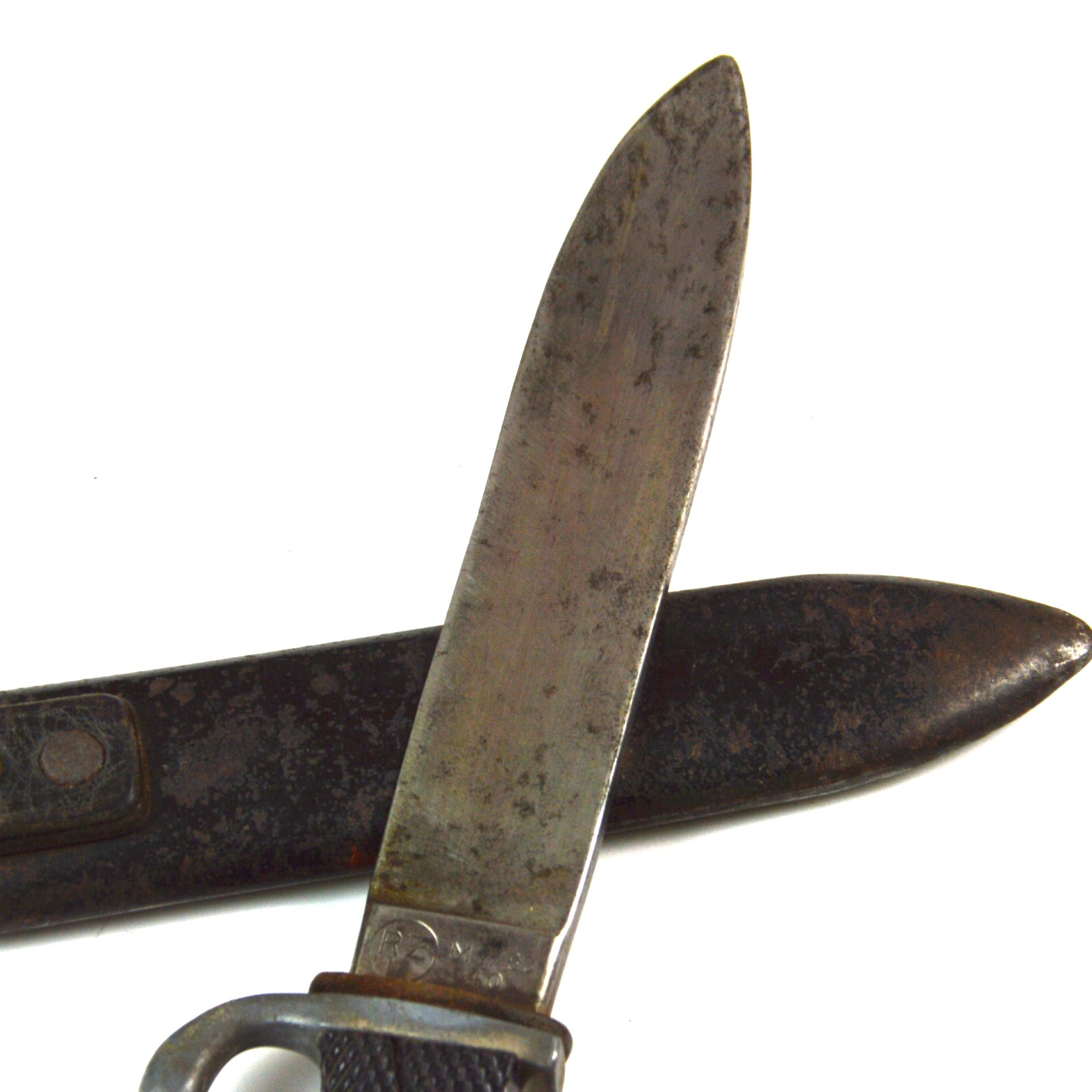 German Hitler Youth Dagger with Scabbard by Gustav C. Spitzer, Solingen, Dated 1940 - Image 10